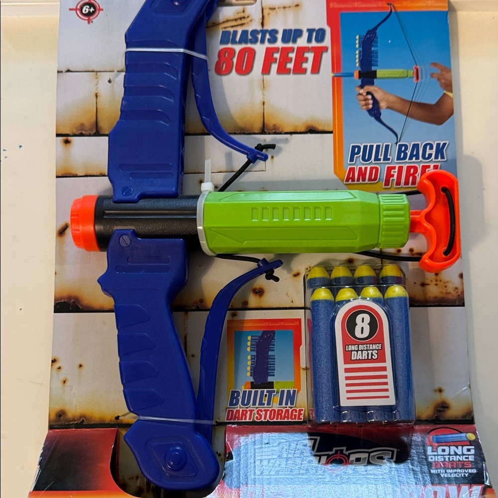 Exciting Blue and Green Toy Bow Set